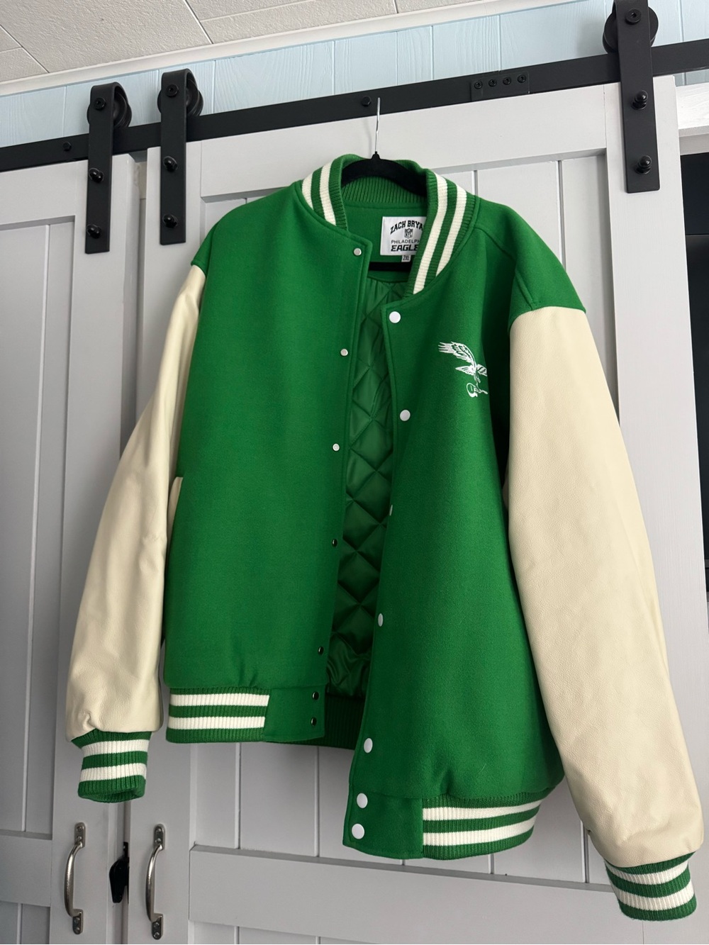 Zach Bryan Limited Edition Philadelphia Eagles Varsity Jacket